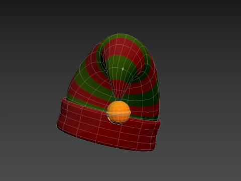 क्रिसमस योगिनी टोपी 3D मॉडल