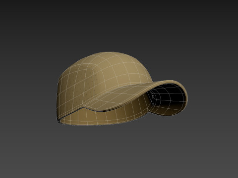 Fishing Cap Model 3D