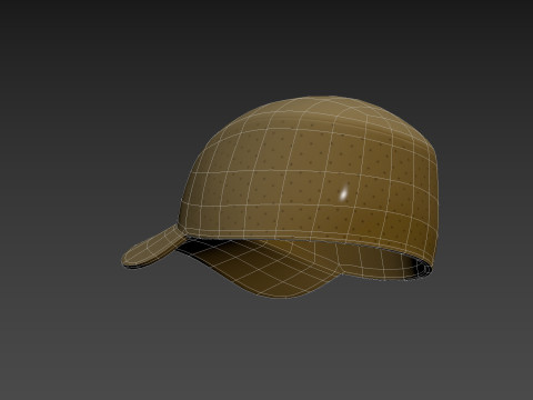 Fishing Cap Model 3D