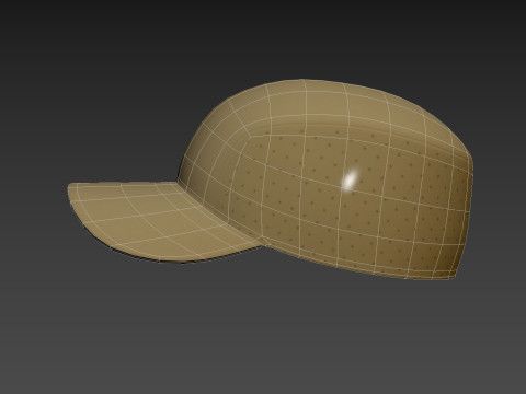Fishing Cap Model 3D