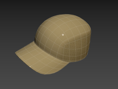Fishing Cap Model 3D