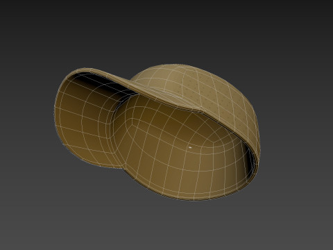 Fishing Cap Model 3D
