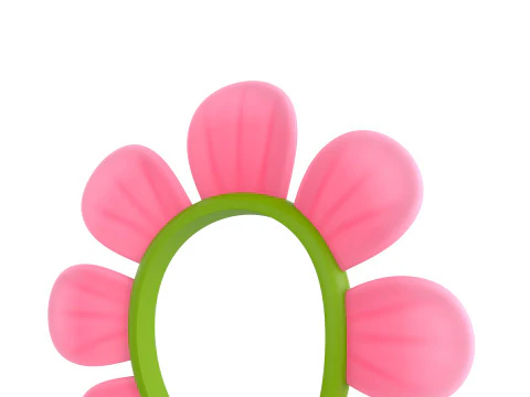 फूल टोपी 3D मॉडल