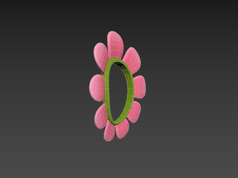 Flower Hat 3D-Modell
