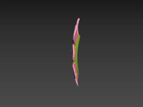 फूल टोपी 3D मॉडल