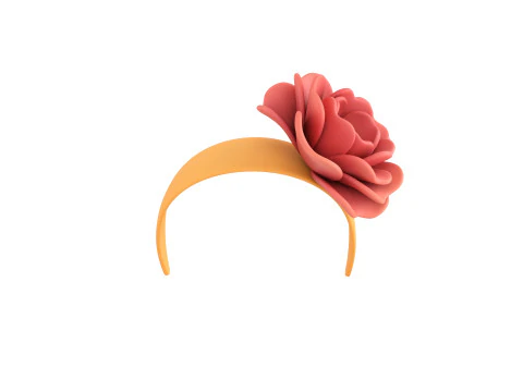 Flower Headband 3D Model