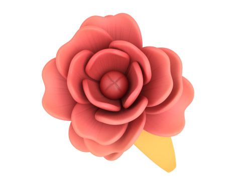 Flower Headband 3D Модель