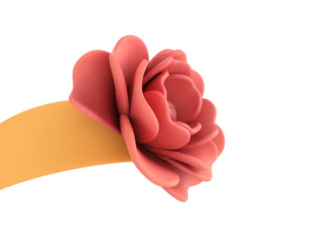 Flower Headband 3D Model