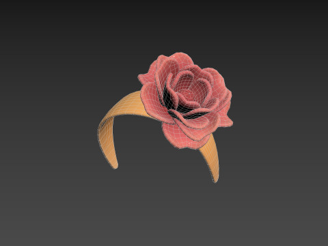 Flower Headband 3D Модель
