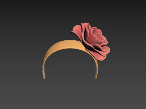 Flower Headband 3D Model