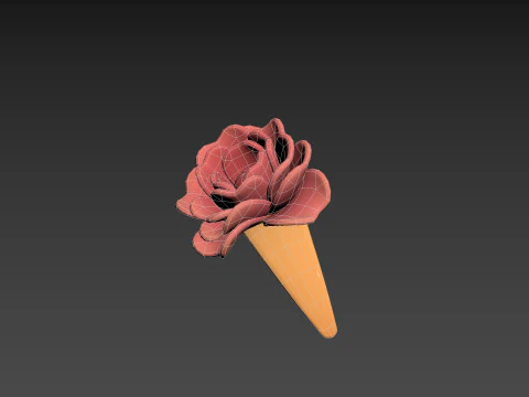 Flower Headband 3D Model