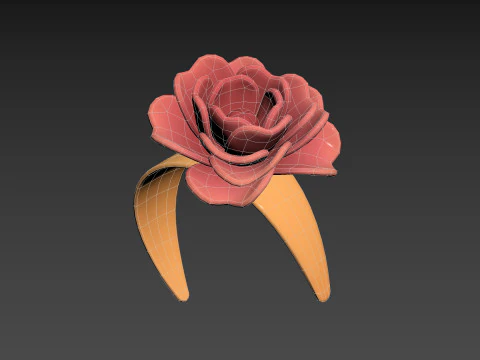 Flower Headband 3D Model