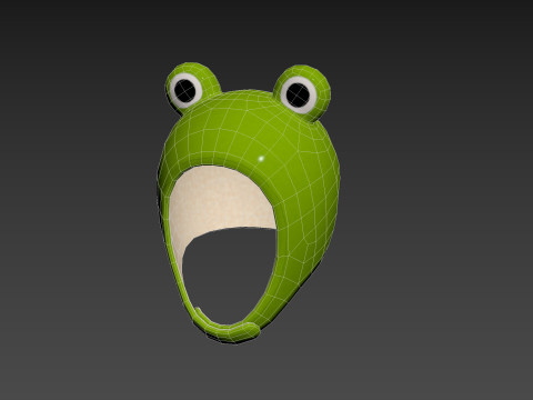 Frog Plush Hat 3D 模型