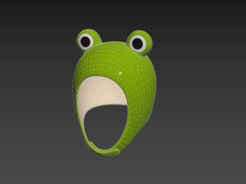 Frog Plush Hat 3D 模型