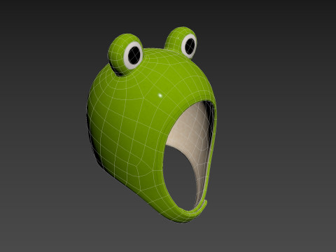 Frog Plush Hat 3D 模型