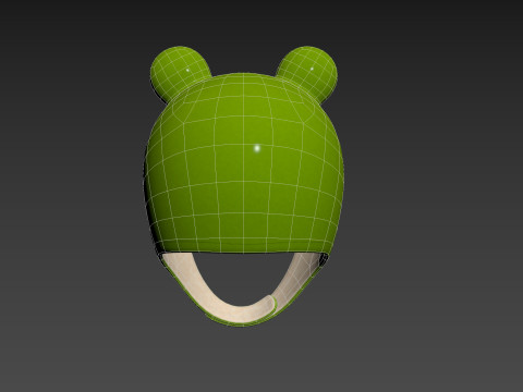 Frog Plush Hat 3D 模型