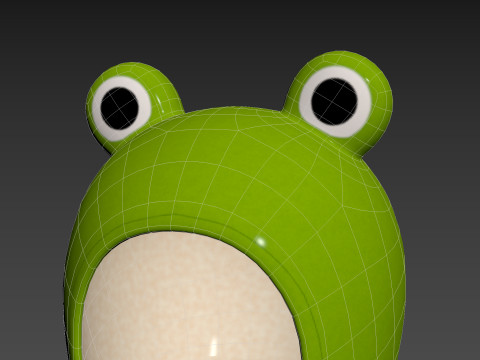 Frog Plush Hat 3D 模型