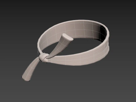Kungfu Headband 3D Model