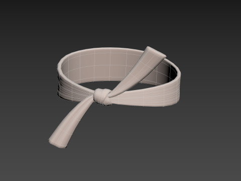 Kungfu Headband 3D Модель