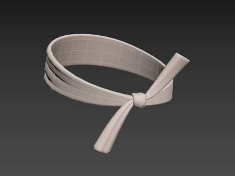 Kungfu Headband 3D Модель