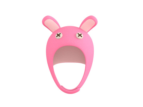 Rabbit Plush Hat Modello 3D