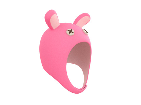 Rabbit Plush Hat Modello 3D