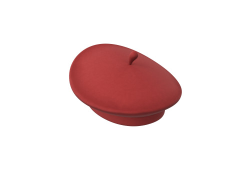 Red Beret Hat Model 3D