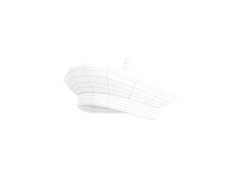 Red Beret Hat Model 3D