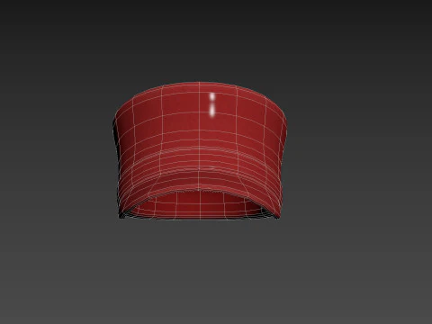 लाल टोपी 3D मॉडल