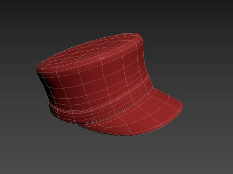 लाल टोपी 3D मॉडल