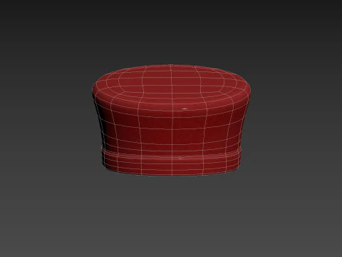 लाल टोपी 3D मॉडल