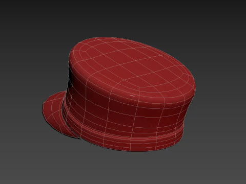 लाल टोपी 3D मॉडल