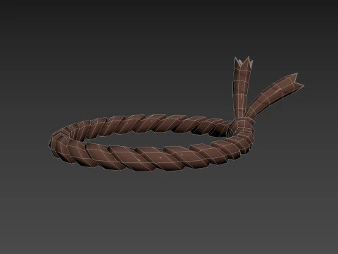 रस्सी का हेडबैंड 3D मॉडल