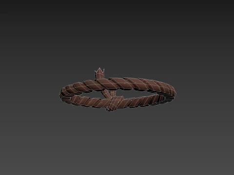 रस्सी का हेडबैंड 3D मॉडल
