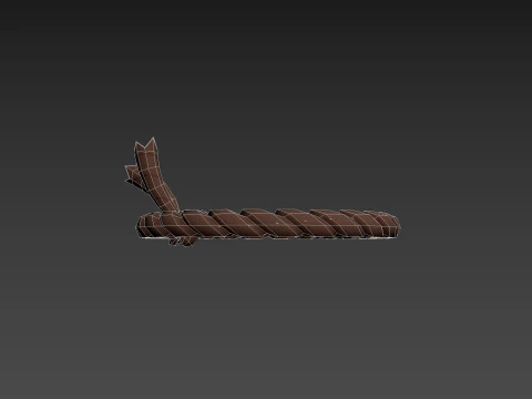 रस्सी का हेडबैंड 3D मॉडल