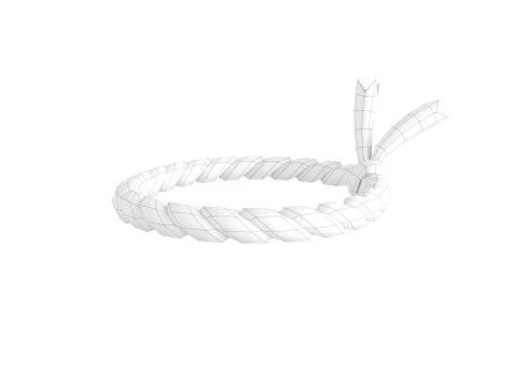 रस्सी का हेडबैंड 3D मॉडल