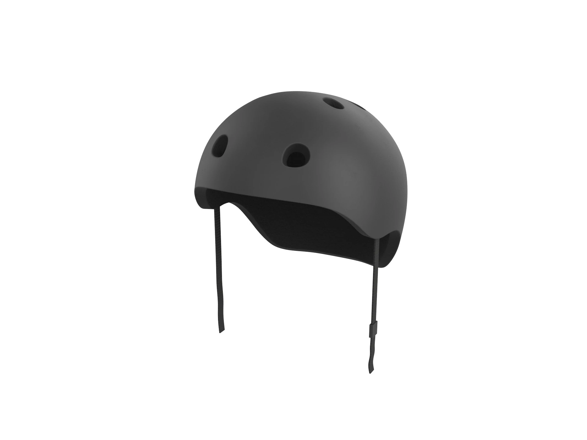 Skateboard Helmet 3D Model .c4d .max .obj .3ds .fbx .stl .blend 
