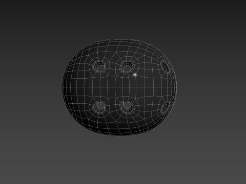 Skateboard Helmet 3D Model