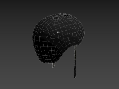 Skateboard Helmet 3D Model