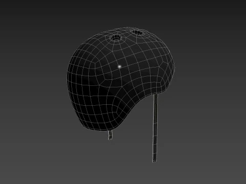 Skateboard Helmet 3D Model
