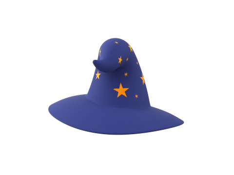 Sorcerer Hat 3D Model
