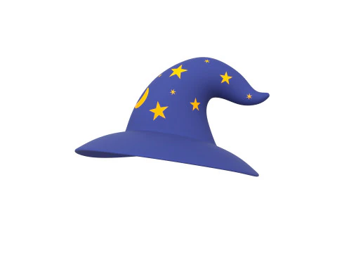 जादूगर टोपी 3D मॉडल