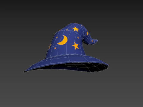 जादूगर टोपी 3D मॉडल