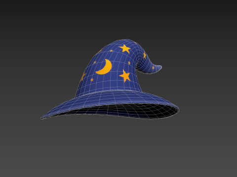 Sorcerer Hat 3D Model