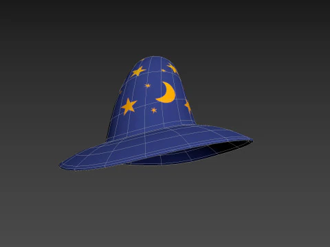 जादूगर टोपी 3D मॉडल