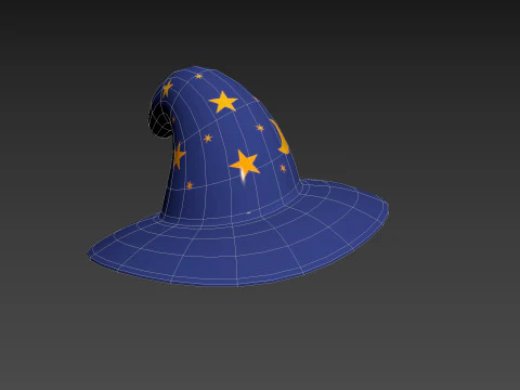 जादूगर टोपी 3D मॉडल