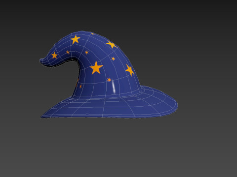 Sorcerer Hat 3D Model