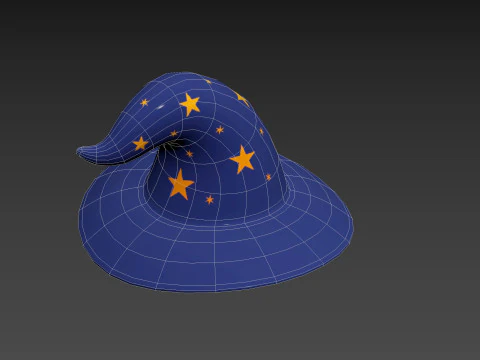 जादूगर टोपी 3D मॉडल