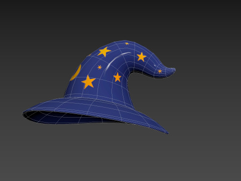 Sorcerer Hat 3D Model