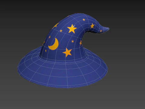 जादूगर टोपी 3D मॉडल